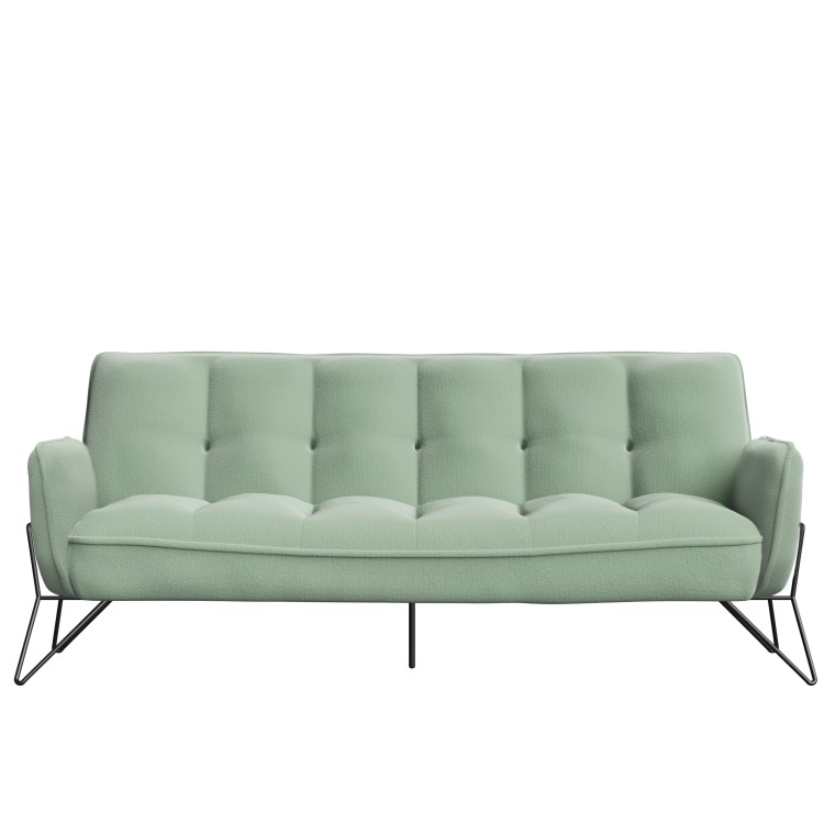 Sage Green Click Clack Sofa Bed - Hattie