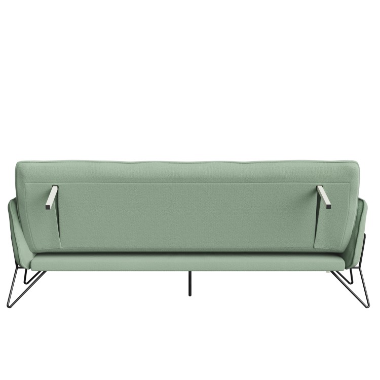 Sage Green Click Clack Sofa Bed - Hattie