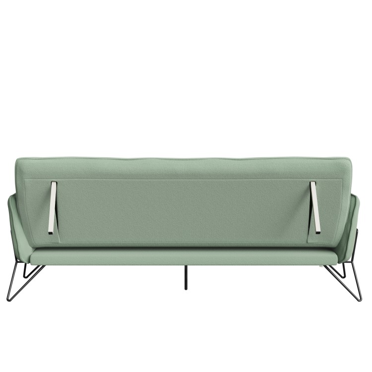 Sage Green Click Clack Sofa Bed - Hattie
