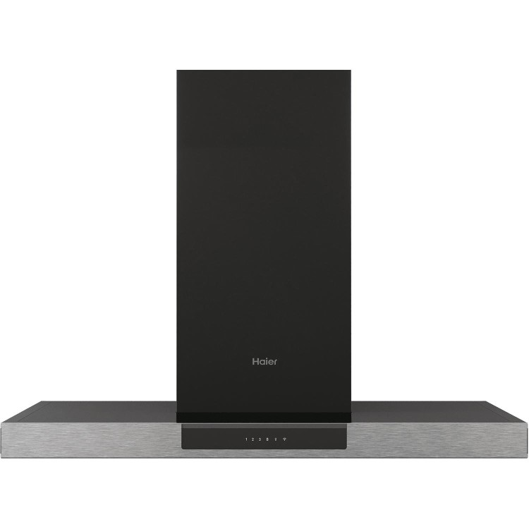 Refurbished Haier HATS9DS2XWIFI 90cm Slimline Chimney Cooker Hood Black
