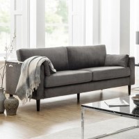 Julian Bowen Hayward Grey Velvet 3 Seater Sofa