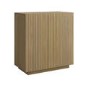Small Oak Fluted Sideboard - Hazel