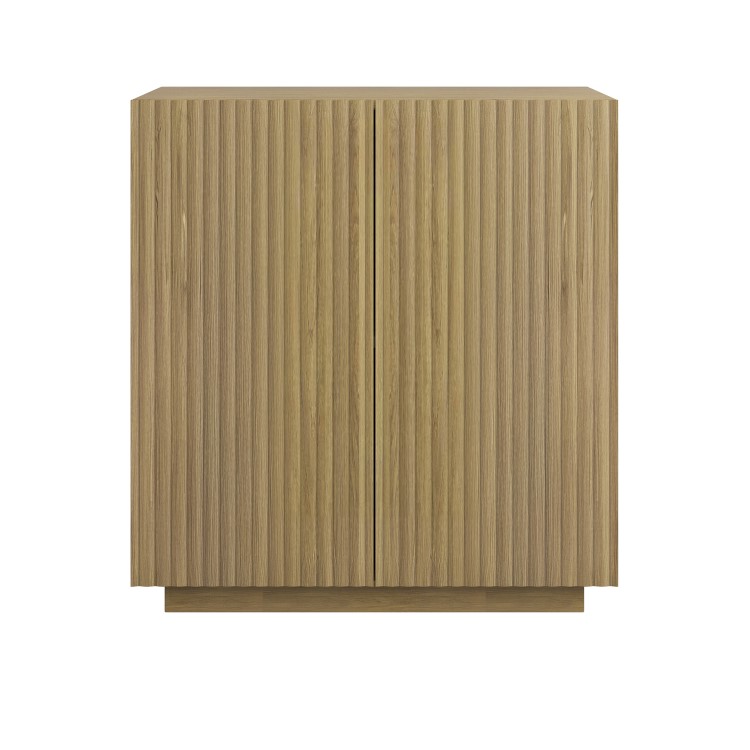 Small Oak Fluted Sideboard - Hazel