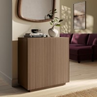 Small Walnut Fluted Sideboard - Hazel