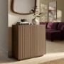 Small Walnut Fluted Sideboard - Hazel