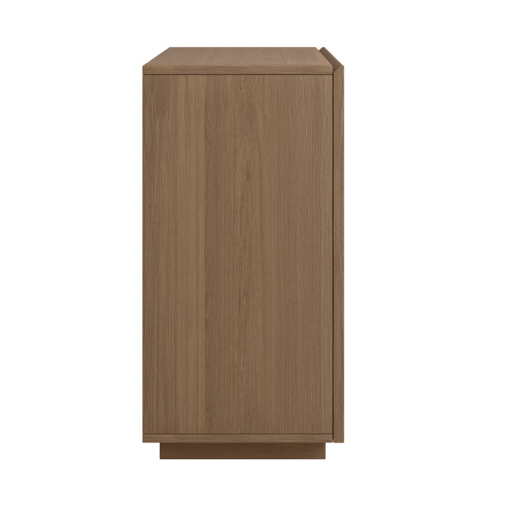 Small Walnut Fluted Sideboard - Hazel