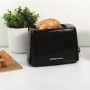 Hamilton Beach HB1116B Essentials 2 Slice Toaster - Black  Wide Slots & Variable Browning