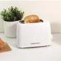 Hamilton Beach HB1116W Essentials 2 Slice Toaster - White - Wide Slots & Variable Browning