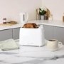 Hamilton Beach HB1116W Essentials 2 Slice Toaster - White - Wide Slots & Variable Browning
