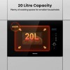 Hisense 800W 20L Built In Microwave - Black