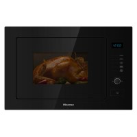 Refurbished Hisense HB25MOBX7GUK Built In 25L 900W Microwave & Grill Black