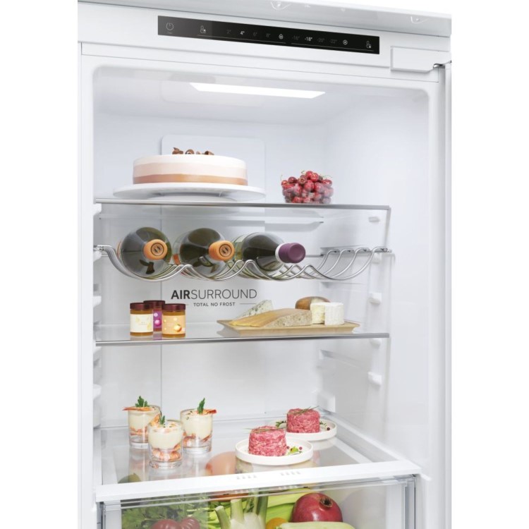 Refurbished Haier 242 Litre 50/50 Integrated Frost Free Fridge Freezer - White