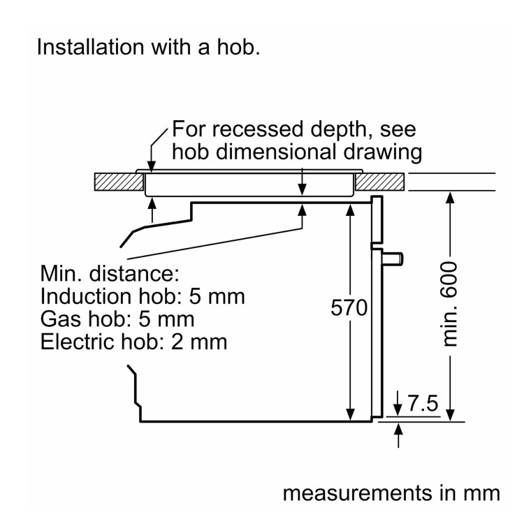 Siemens iQ500 HB537GBS3B Electric Single Oven - Stainless Steel