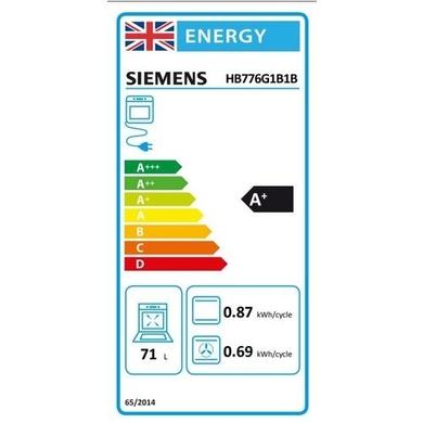 Refurbished Siemens HB776G1B1B Single Built In Electric Oven Black
