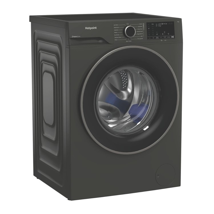 Refurbished Hotpoint FabricCare 9kg 1400rpm Washing Machine - Graphite