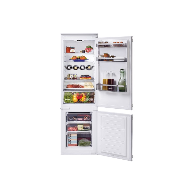 Hoover HBBS100UK 250 Litre Integrated Fridge Freezer 70/30 Split 177cm Tall A+ Energy Rating 54cm Wide - White