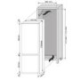 Hoover HBBS100UK 250 Litre Integrated Fridge Freezer 70/30 Split 177cm Tall A+ Energy Rating 54cm Wide - White