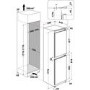 Refurbished Hotpoint HBC185050F1 Integrated 230 Litre 50/50 Frost Free Fridge Freezer White