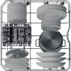 Hotpoint 13 Place Settings Semi Integrated Dishwasher - Black
