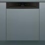 Hotpoint HBC2B19UK 13 Place Semi-integrated Dishwasher With Black Control Panel