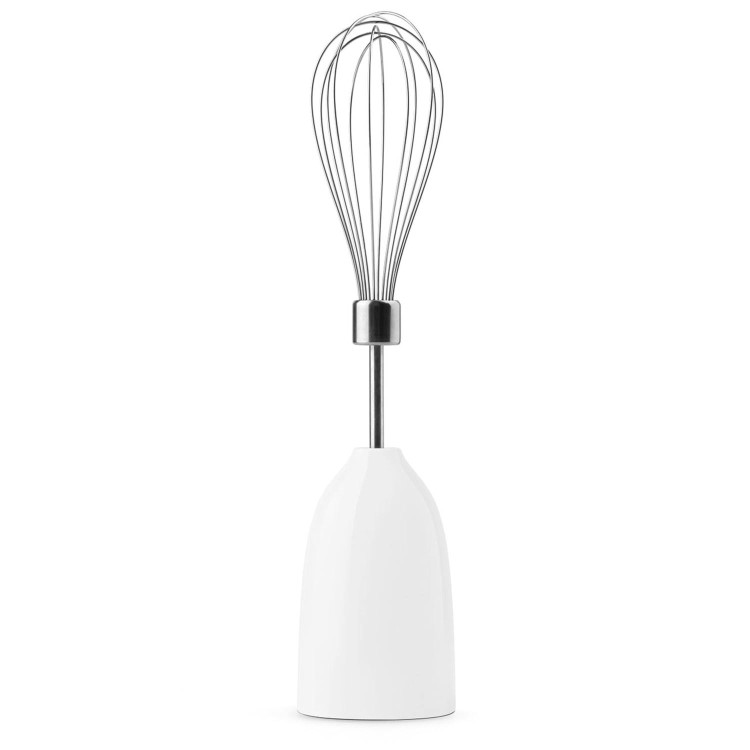 Smeg 50’s Style White Hand Blender – 700W Immersion Blender with Accessories - HBF03WHUK