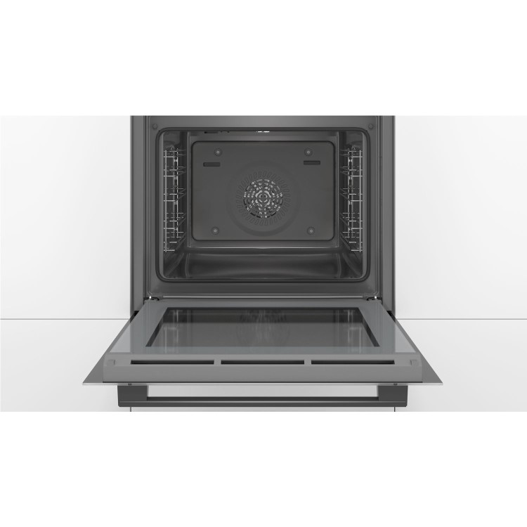 Bosch Series 6 Electric Single Oven with Catalytic Cleaning and Home Connect - Black