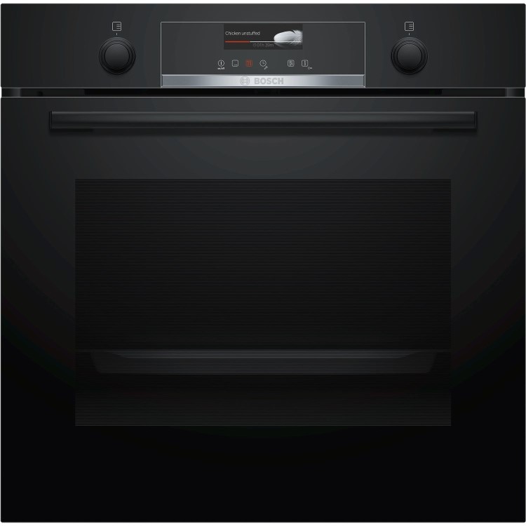 Bosch Series 6 Electric Single Oven with Catalytic Cleaning - Black