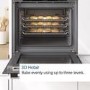 Bosch Series 6 Electric Single Oven with Catalytic Cleaning - Black