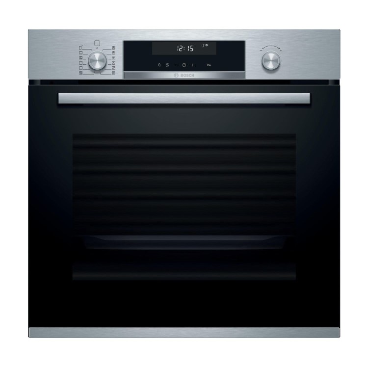 Bosch HBG5785S6B Serie 6 Multifunction Electric Built-in Single Oven With Pyrolytic Cleaning - Stainless Steel