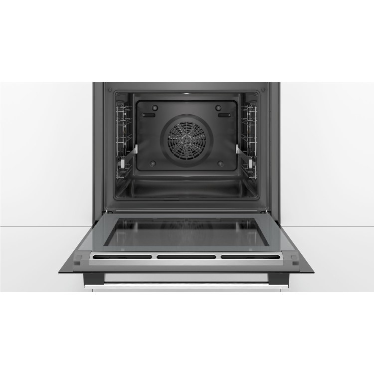 Bosch HBG5785S6B Serie 6 Multifunction Electric Built-in Single Oven With Pyrolytic Cleaning - Stainless Steel
