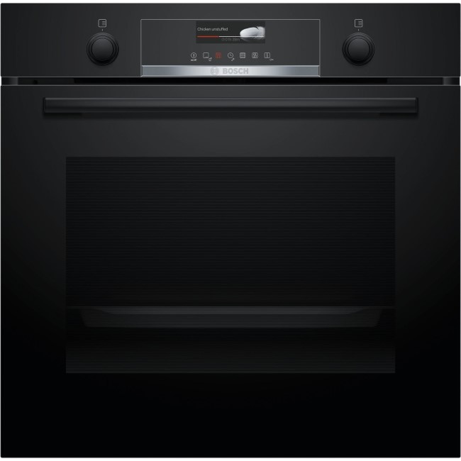 Bosch Series 6 Electric Self Cleaning Single Oven - Black