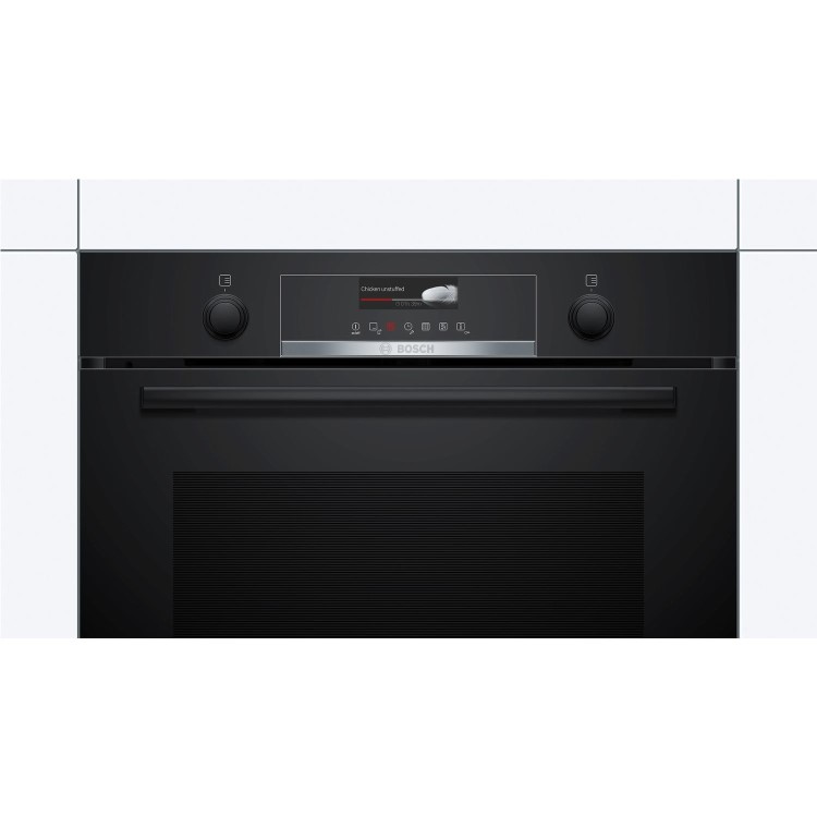 Bosch Series 6 Electric Self Cleaning Single Oven - Black