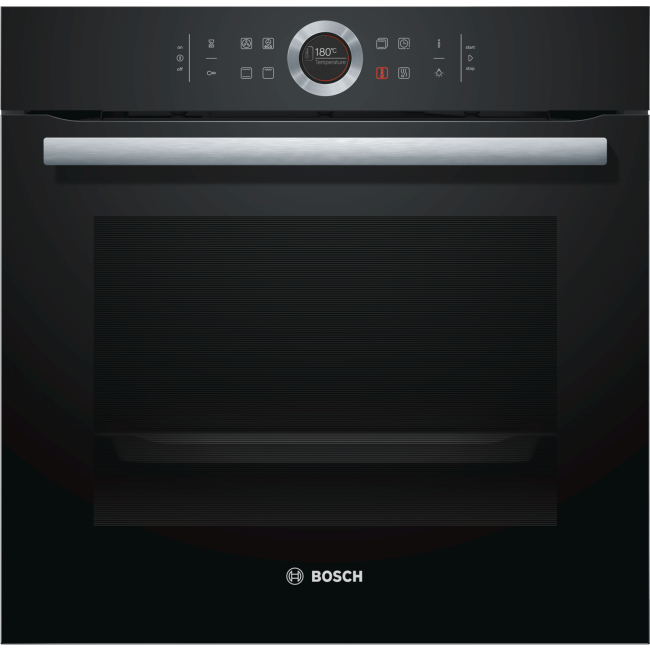 Refurbished Bosch Serie 8 HBG634BB1B Multifunction 60cm Single Built In