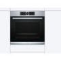 Refurbished Bosch Serie 8 HBG674BS1B Multifunction 60cm Single Built In Electric Oven Stainless Steel