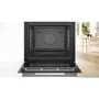 Refurbished Bosch Series 8 HBG7341B1B 60cm Single Built In Electric Oven Black