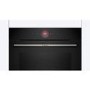Refurbished Bosch Series 8 HBG7741B1B 60cm Single Built In Electric Oven Black