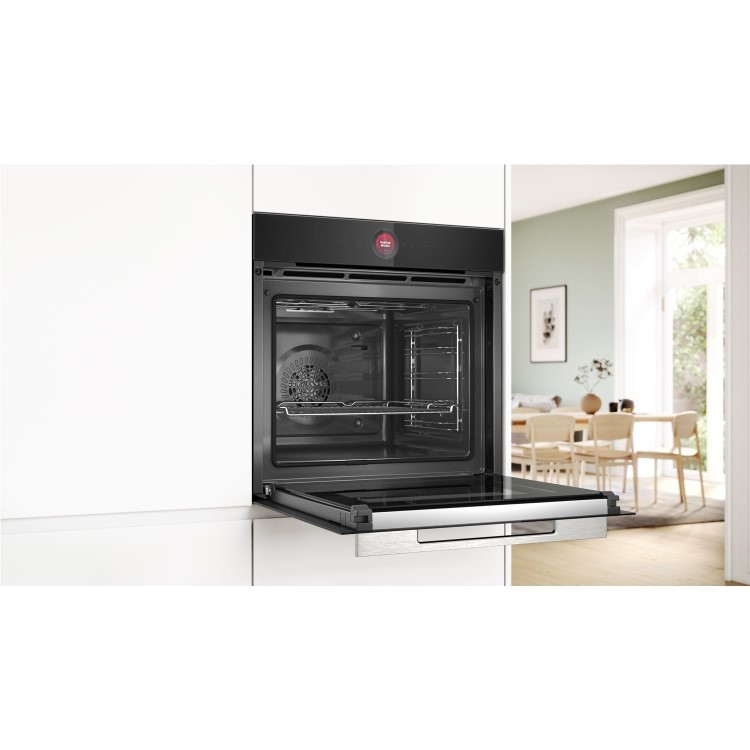 Bosch Series 8 HBG7741B1B Electric Self Cleaning Single Oven - Black