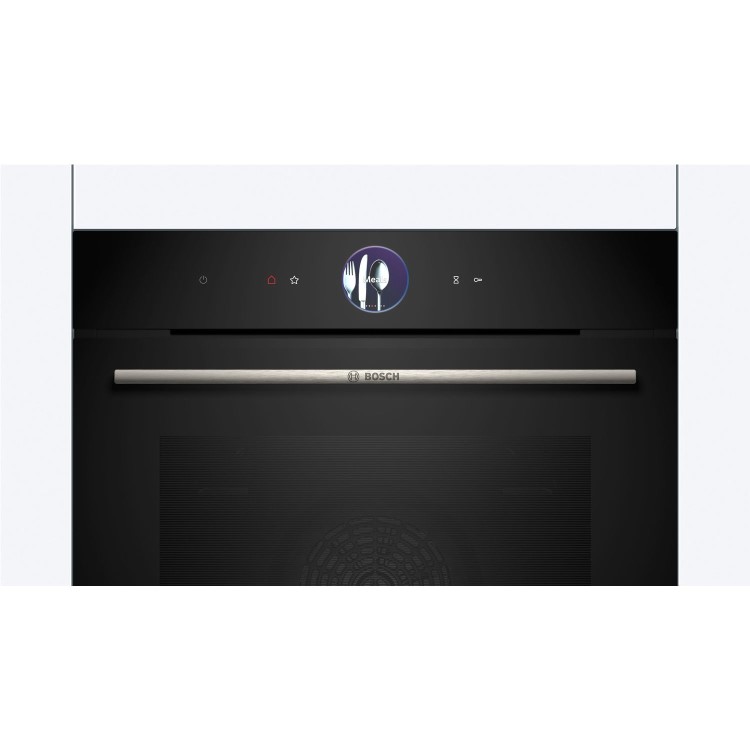 Refurbished Bosch HBG7764B1B Single Built In Electric Oven Black