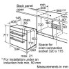 BOSCH HBN43B260B Classixx Electric Built-under Double Multifunction Oven - Black