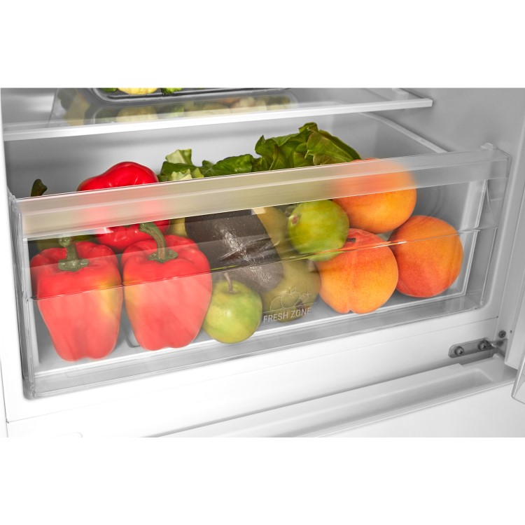 Refurbished Hotpoint HBNF55181BUK1 Freestanding 245 Litre Frost Free Fridge Freezer Black