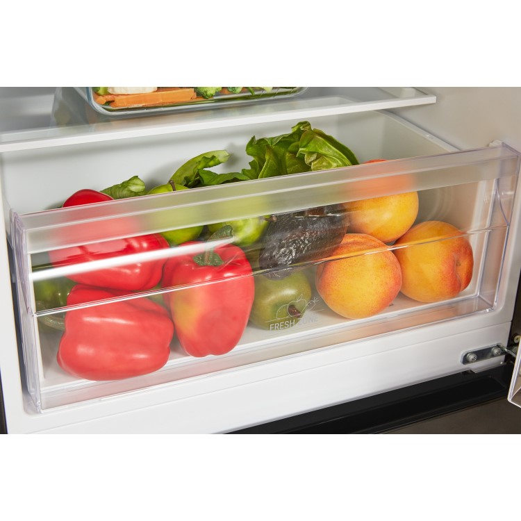 Refurbished Hotpoint HBNF55182BUK Freestanding 344 Litre 50/50 Frost Free Fridge Freezer Black