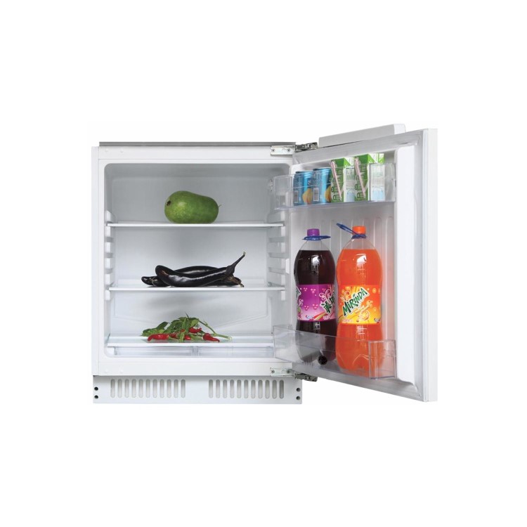 Hoover HBRUP160NK 135 Litre Under Counter Integrated Fridge - White Finish