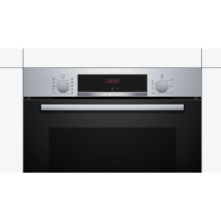 Refurbished Bosch Serie 4 HBS534BS0B 60cm Single Built In Electric Oven Stainless Steel