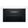 Refurbished Bosch Series 4 HBS573BB0B Pyrolytic Self Cleaning 60cm Single Built In Electric Oven Black