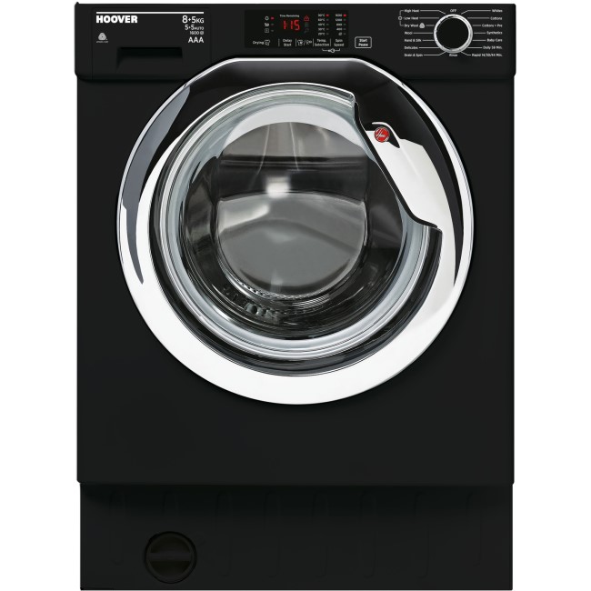 Hoover HBWD8516DCB/1-80 8kg Wash 5kg Dry Integrated Washer Dryer