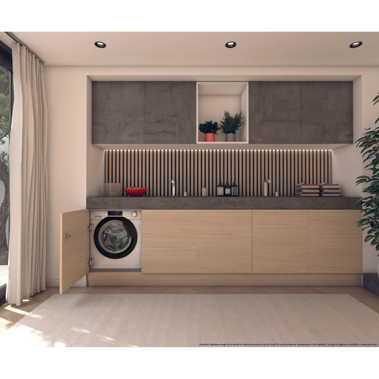 Hoover H-Wash 300 Pro 8kg 1400rpm Integrated Washing Machine - White