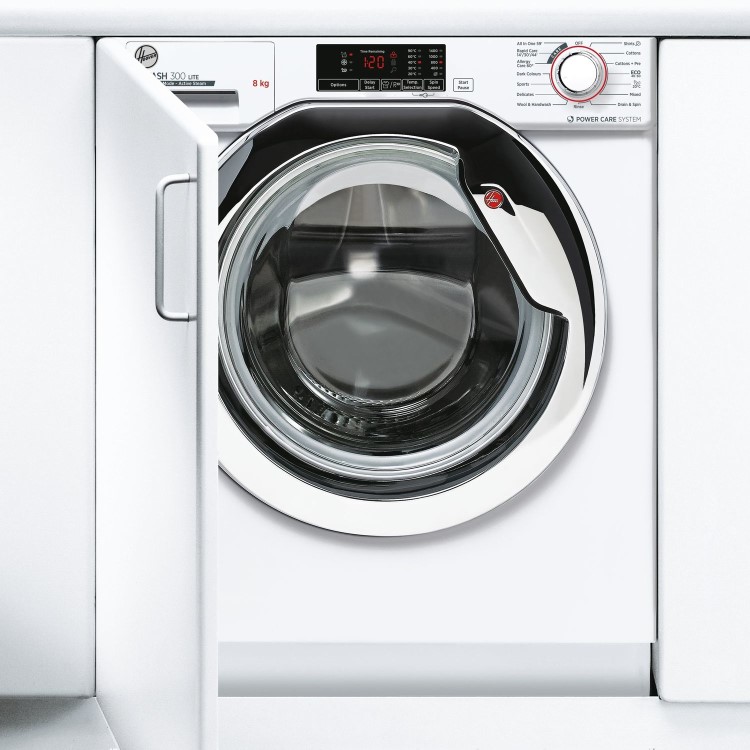 Hoover H-Wash 300 Lite 8kg 1400rpm Integrated Washing Machine - White