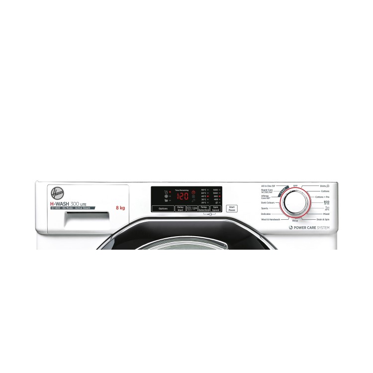 Hoover H-Wash 300 Lite 8kg 1400rpm Integrated Washing Machine - White