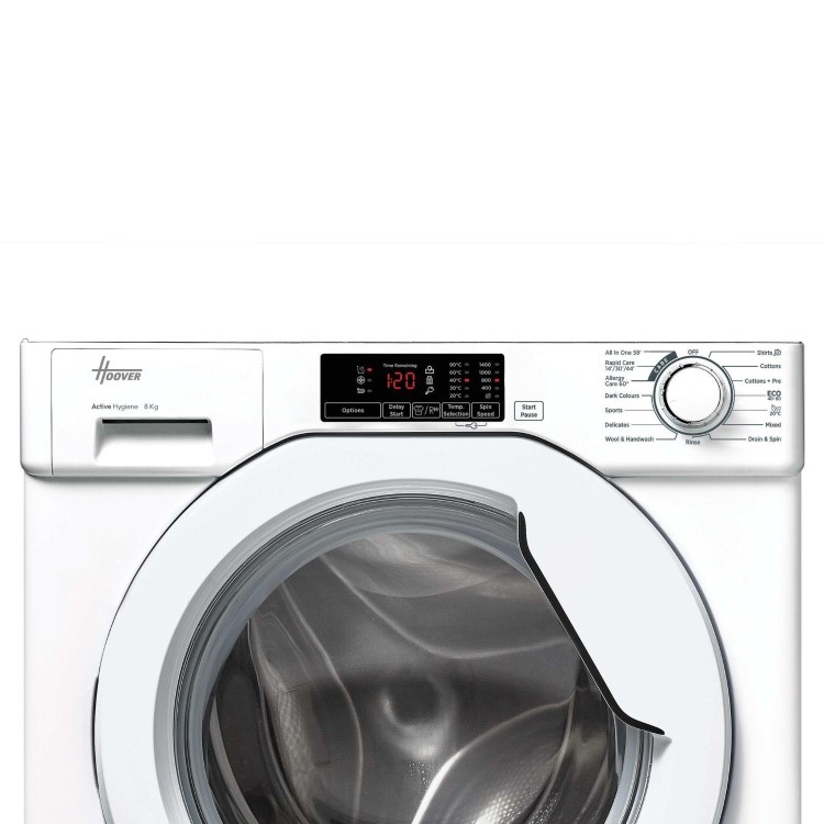 Hoover H-Wash 300 8kg 1400rpm Integrated Washing Machine - White