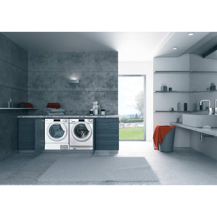 Hoover H-Wash 300 8kg 1400rpm Integrated Washing Machine - White